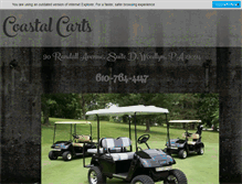 Tablet Screenshot of coastalcarts.com